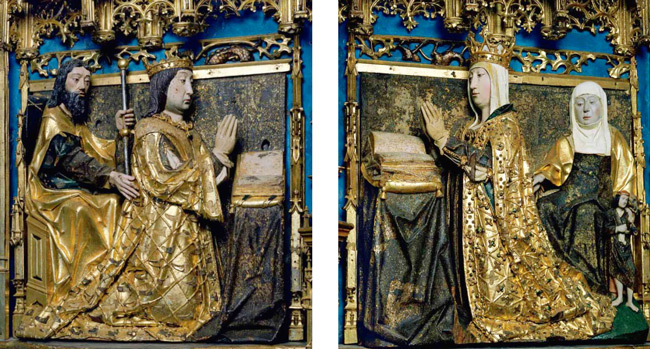 Juan II e Isabel de Portugal. Retablo Cartuja de Miraflores