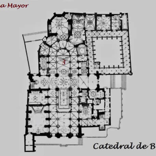 Capilla Mayor Catedral de Burgos. Localización