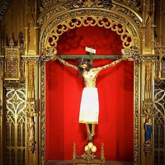 Cristo de Burgos. Faldilla blanca