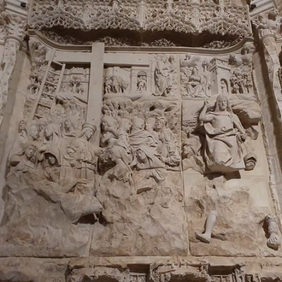 Descendimiento y Resurrección. Vigarny