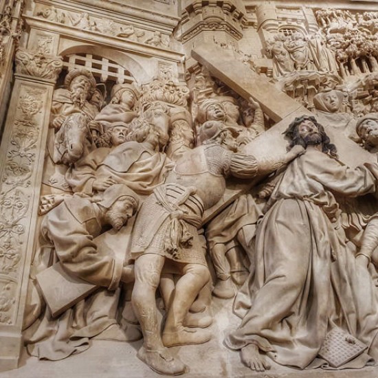 Detalle de Camino del Calvario