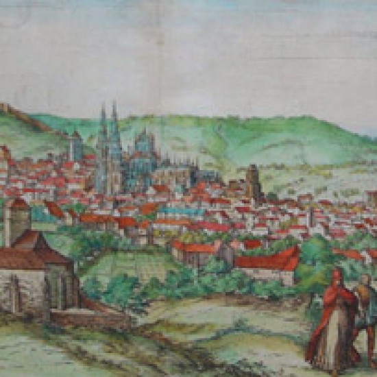 Grabado de Burgos en el siglo XVI