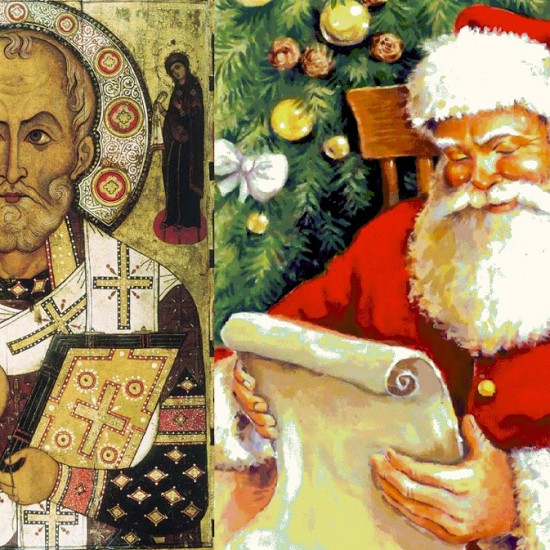 San Nicolás y Papá Noel