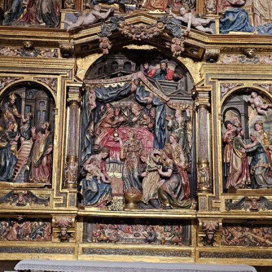 Retablo de la Capilla de la Natividad. Primer cuerpo