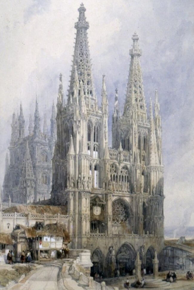 Dibujo Catedral de Burgos