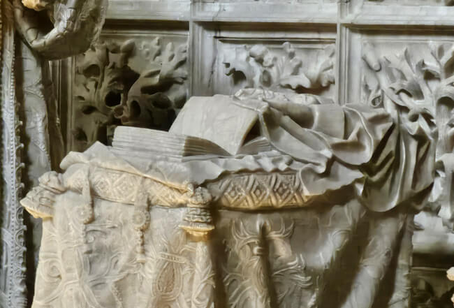 Reclinatorio. Sepulcro infante Alfonso. Cartuja de Miraflores