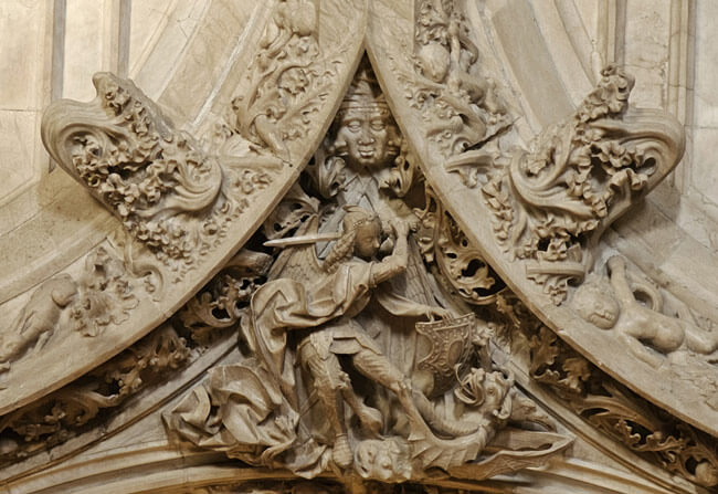 San Miguel. Sepulcro infante Alfonso. Cartuja de Miraflores