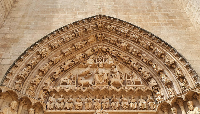 Tímpano. Puerta Sarmental. Catedral de Burgos