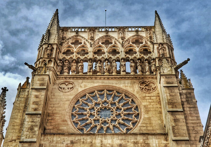 Puerta del Sarmental. Parte alta. Catedral de Burgos