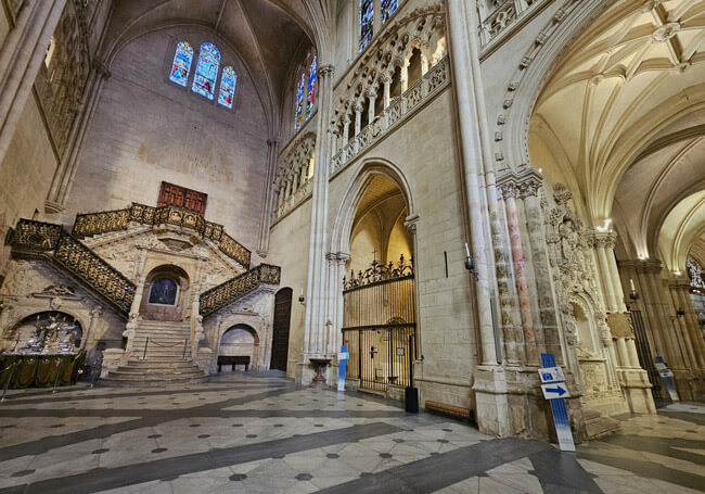 Ubicaci&oacute;n de Capilla de San Nicol&aacute;s. Catedral de Burgos