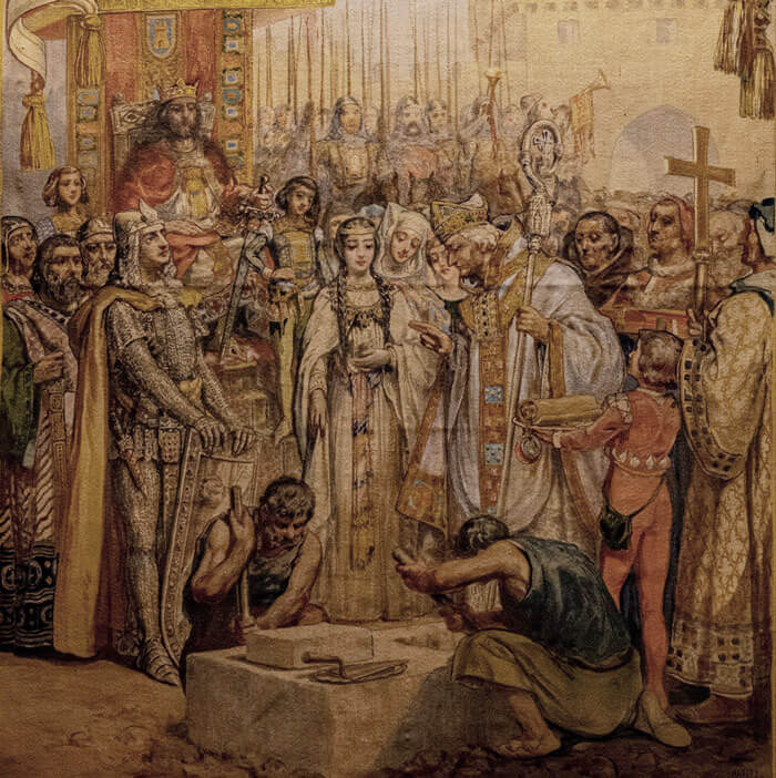 Catedral Burgos. Primera piedra