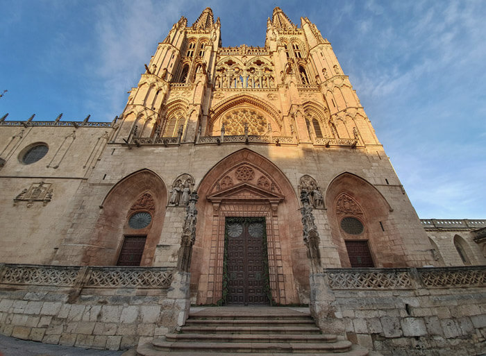 Portada de Santa Mar&iacute;a. Catedral de Burgos