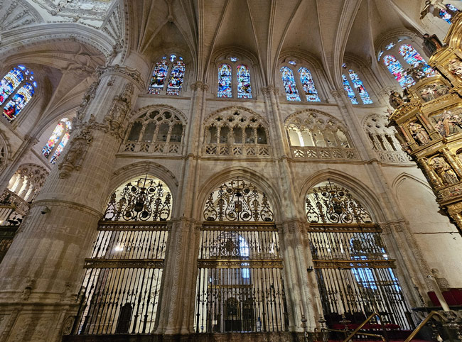 Alzado Capilla Mayor. Catedral de Burgos