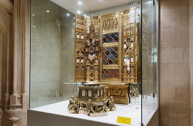 Custodia y expositor. Museo Catedral Burgos