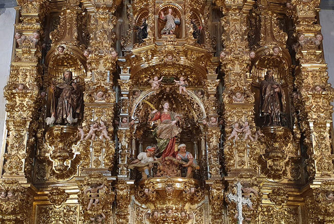 Santa Tecla. Retablo Catedral de Burgos