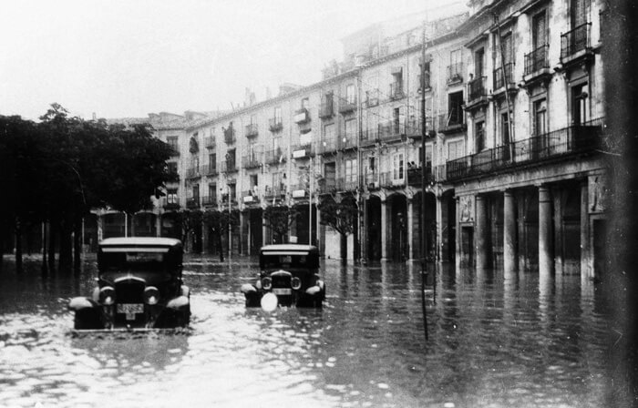 Inundaciones Burgos en 1930