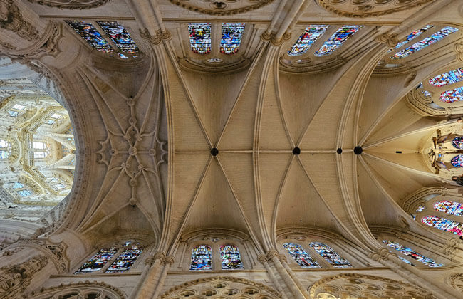 Capilla Mayor de la Catrdral de Burgos. B&oacute;veda