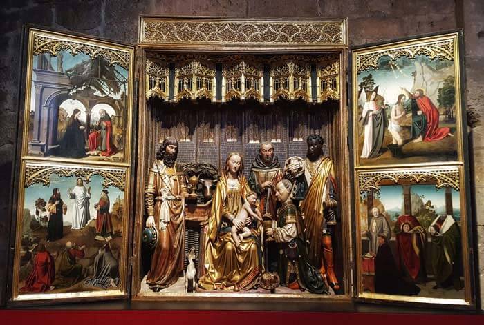 Tríptico Adoración. Colegiata de Covarrubias