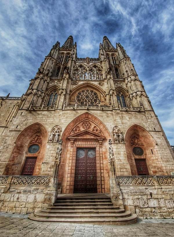 Fachada de Santa Mar&iacute;a. Catedral de Burgos
