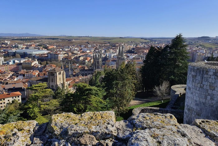 Vistas desde el Castillo de Burgos