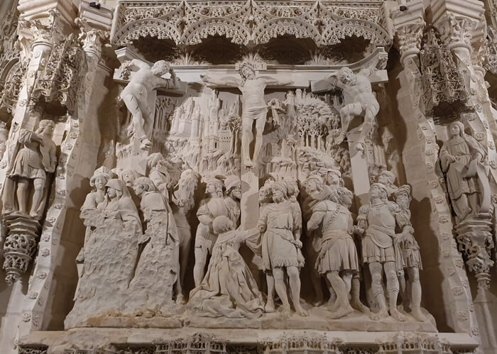 Crucifixión. Felipe Vigarny. Catedral Burgos