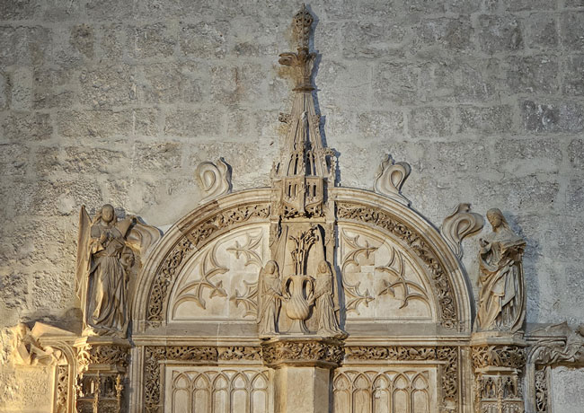 Anunciaci&oacute;n sepulcro infante Alfonso. Cartuja de Miraflores