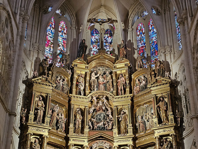 Remate retablo mayor. Catedral Burgos