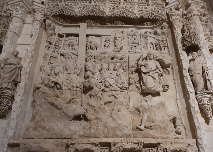 Descendimiento y resurrección. Felipe Vigarny. Catedral Burgos