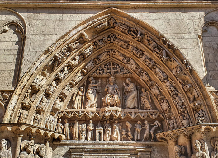 Tímpano. Puerta de Coronería. Catedral de Burgos