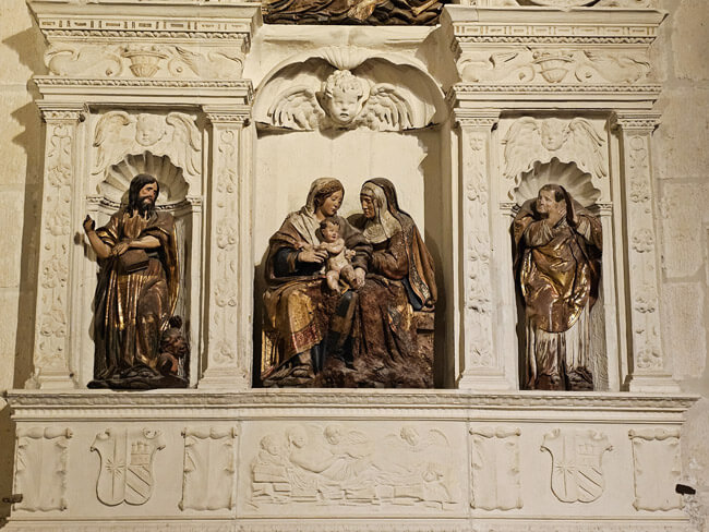 Retablo Santa Ana Triple. Catedral Burgos